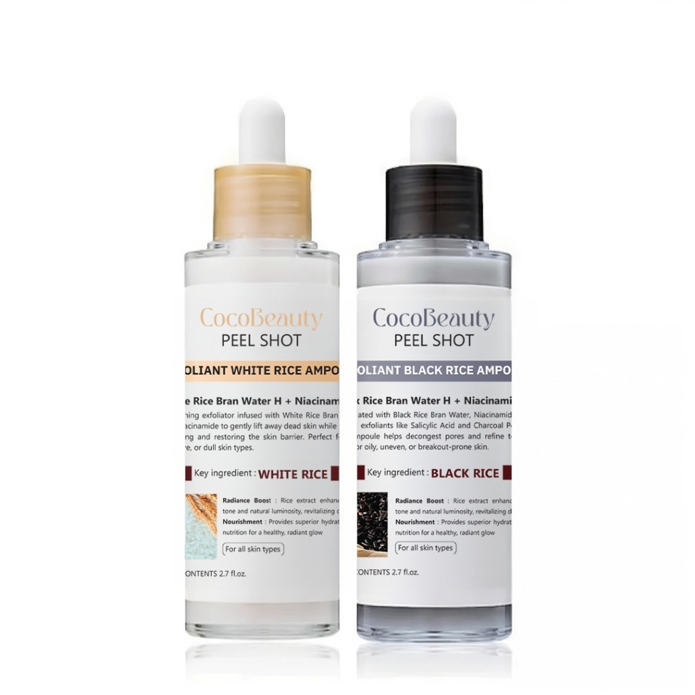 CocoBeauty Peel Shot Glow Rice Bundle New Sealed BNIB